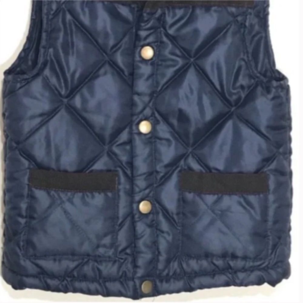 Sovereign Code Navy Quilted Puffer Vest - Picture 9 of 9